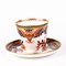 English Imari Fine Porcelain Tea Cup & Saucer from Derby, Set of 2 3