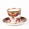 English Imari Fine Porcelain Tea Cup & Saucer from Derby, Set of 2, Image 3