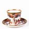 English Imari Fine Porcelain Tea Cup & Saucer from Derby, Set of 2 5