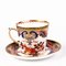 English Imari Fine Porcelain Tea Cup & Saucer from Derby, Set of 2, Image 4