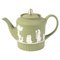 Neoclassical Green Jasperware Miniature Teapot from Wedgwood 1
