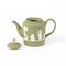 Neoklassische Grüne Miniatur Teekanne aus Jaspis von Wedgwood 5