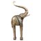 Bemalte Elefanten-Innenarchitektur Toleware Skulptur 1