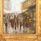 B. Wooley, Impressionist Market Street, Oil Painting, Framed 2