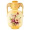 Art Nouveau Reticulated Twin-Handled Blush Porcelain Vase, Image 1