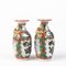 19th Century Chinese Canton Porcelain Famille Rose Vases, Set of 2 4