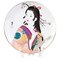 Signed Japanese Fine Porcelain Geisha Plate 1