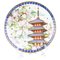 Japanese Porcelain Spring Pagoda Plate from Noritake 1