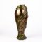 Art Nouveau Bronze Effect Vase, Image 2