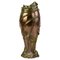 Jugendstil Vase in Bronzeoptik 1