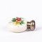 Victorian Hand Painted Porcelain Silver Perfume Bottle 5