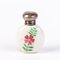 Victorian Hand Painted Porcelain Silver Perfume Bottle, Image 2