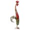 Painted Rooster Interior Design Toleware Sculpture, Image 1