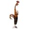 Painted Rooster Toleware Sculpture, Image 1