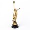 19th Century French Pearl Gilt Spelter Sculpture Lamp Base from L & F Moreau 3