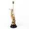 19th Century French Pearl Gilt Spelter Sculpture Lamp Base from L & F Moreau, Image 5