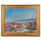 Francois Meli, Large Mediterranean Landscape, Oil Painting, Framed 1