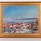 Francois Meli, Large Mediterranean Landscape, Oil Painting, Framed 2