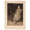 Jean Donnay, Donna seduta, incisione, Immagine 1