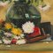 Belgian Artist, Flowers Still Life, Oil Painting, 1930, Image 3