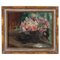 Impressionist Artist, Roses Still Life, Oil Painting, Framed 1