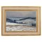 Jean Francois, Belgian Winter Landscape, Oil Painting, Framed, Image 1
