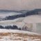 Jean Francois, Belgian Winter Landscape, Oil Painting, Framed 4