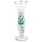 Bohemian Enamel Painted Opaline Glass Vase, Image 1