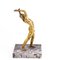 Italian Brass Discobolus Olympics Sculpture After the Greek 2