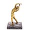 Italian Brass Discobolus Olympics Sculpture After the Greek 4