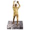 Italian Brass Discobolus Olympics Sculpture After the Greek 1