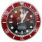 Oyster Perpetual Date Red Submariner Wall Clock from Rolex, Image 1
