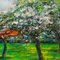 Jam Kemmis, Farmyard Blossoms, Oil Painting, Framed 3