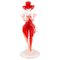 Venetian Murano Glass Dancer Sculpture, Image 1