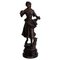19th Century French Bronzed Spelter Harvester Sculpture 1
