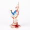 Venezianische Murano Glasskulptur Bird Spill Vase 2