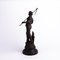 French Bronzed Spelter Harvester Sculpture attributed to Moreau 6