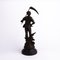French Bronzed Spelter Harvester Sculpture attributed to Moreau 4