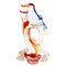 Venetian Murano Glass Sculpture Bird Spill Vase 1