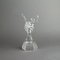 Art Deco Crystal Glass Ballerina Sculpture 3