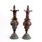 Large Empire French Dragon-Handled Figural Bronze Ewers, Set of 2, Image 2