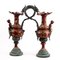 Large Empire French Dragon-Handled Figural Bronze Ewers, Set of 2 3