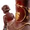 Große französische figurale Bronzekanne mit Drachengriff im Empire-Stil, 2 . Set 7