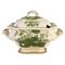 Green Ironstone Tureen with Fruit Basket Pattern from Mason's 1