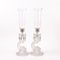 Early 20th Century Baccarat Crystal Dolphin Candleholders, Set of 2, Image 2