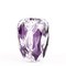 Art Deco Amethyst Kristallglasvase von Val St Lambert 2