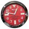 Horloge Murale Chronomètre à Lunette Cannelée Rouge Lumineux de Breitling 1