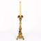 19th Century Louis XVI Claw-Footed Gilded Ecclesiastical Candleholder 3