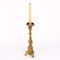 19th Century Louis XVI Claw-Footed Gilded Ecclesiastical Candleholder, Image 4
