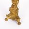 19th Century Louis XVI Claw-Footed Gilded Ecclesiastical Candleholder, Image 7